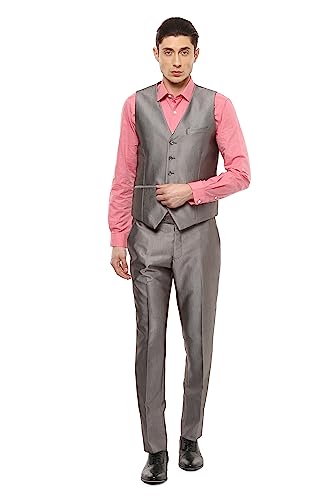 Image of Peter England Men's Poly Viscose Notch Lapel Suit