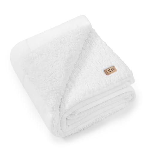 UGG Nita Throw Blanket Soft Reversible Plush Throw...