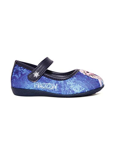 Image of Disney Girls Frozen Kids Girls Blue Ballerina by Toothless Ballet Flats