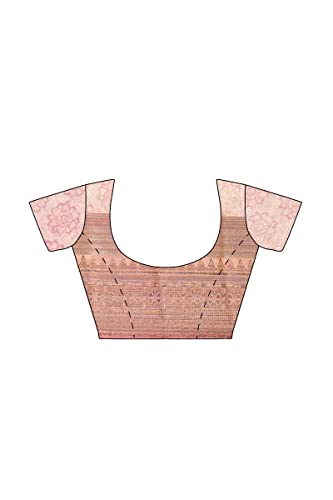 Image of Pothys Women's Grey Art Raw Silk Saree With Blouse Piece (B7749 Grey)