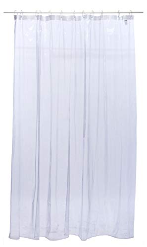 Image of Kuber Industries PVC AC Curtain-8ft 0.45mm Transparent (CKTS13), Standard (CTKTC0135)