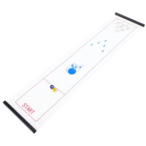 POPETPOP 1 Juego de Bolos de Tierras secas Juegos Cubo Estera del Rompecabezas arcada Funny Games Board Games Bolos de Mesa de tejo el plastico