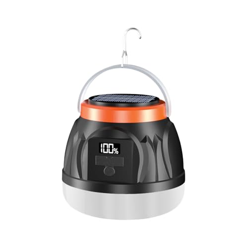 Lámpara De Camping,3 Modos Pantalla Digital Linterna | Lámpara Nocturna De Camping Portátil | para Fiesta de Jardín, Patio Trasero, Paisaje, de Entrada, Patio, Jardín, Sendero