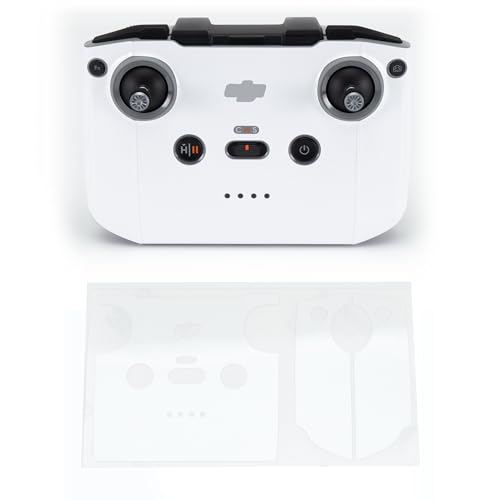 Image of WRAPGRADE Skin Stickers Compatible with DJI RC-N2 /N3 (Racing White)