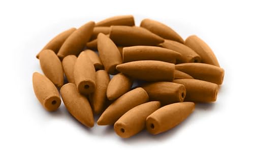 Asian Aura Backflow Incense dhoop/Cone | Scented Back Flow Smoke Cones |for Pooja, Rituals & Special Occassions, Smoke Fountain, Home Fragrance (Pack of 80) (Loban)