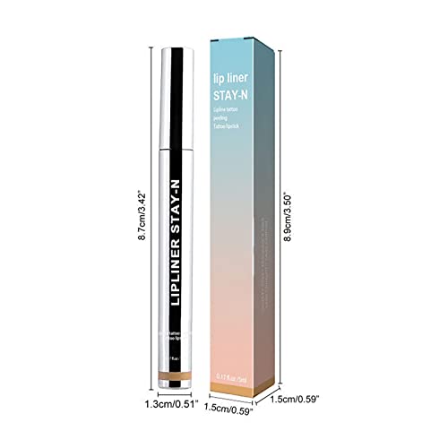 Touche 3 Peel Off Lip Liner Plump Lip Lines Lip Liner Show Lip Color Does Not Take Off Makeup Peel Off Lip Liner 5ml Brow Enhancing - Image 7