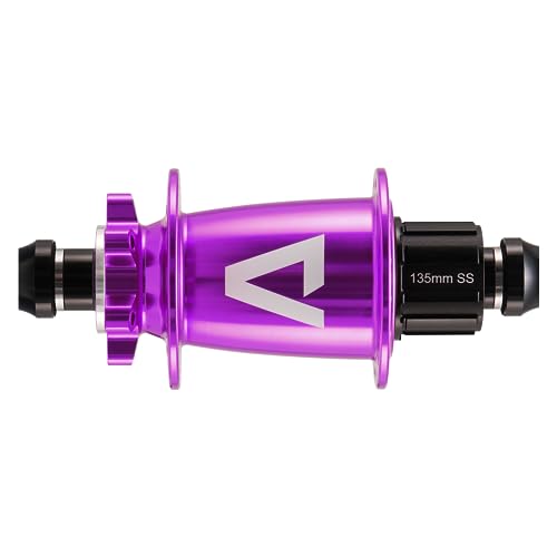 ALAUDARK Lark Bike hub 32H for Dirt Jump BMX Single Speed Axle Bolt-On 135mm Rear Purple