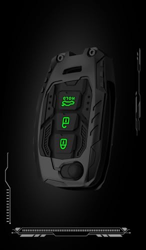 Image of Premium Metal Black Transformer Series Soft Silicon Key Cover for Hyundai 3 Button Flipkey