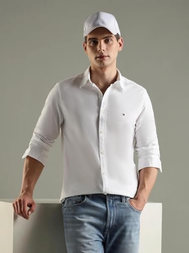 Image of Tommy Hilfiger Men's Cotton Slim Fit Shirts