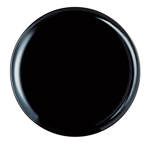 Luminarc Friends' Time - Plato para pizza, 32 cm, color negro