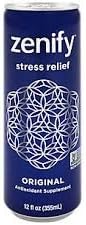 16 Pack - Zenify Natural Stress Relief Drink - 12oz.+ Energy Drink Outlet Sticker16