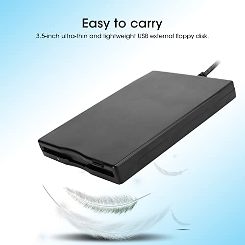 Usb Floppy Disk Drive,3.5" Portable Usb External Floppy Disk Drive Floppy Disk Reader 1.44Mb Fdd For Windows 10/7 / Vista/For Windows 8 / Xp/Me / 2000 / Se / 98,Plug And Play #TOP3