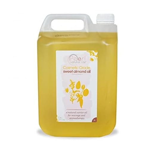 5 liter grado cosmético, aceite de almendras dulces (5 liter)
