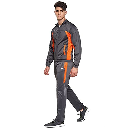 Image of Nivia Sp-05-Tracksuit /Sportswear Regular Fit Track Suits /Athletic Gym Running Jogging Suit Sets (Navy /Aqua, L)