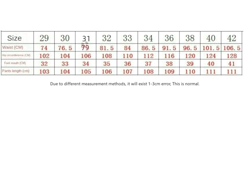 Jeans Pants Trouser Denim Retro Ripped Distressed Worn Hole Trendy Street Stretch Slim Fit Personalized Casual Straight Leg for Men(Blue,33)2