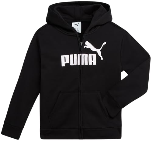 PUMA Active Girls Zip Up Hoodie - Lightweight Soft Fleece Hooded Girls Sweatshirt Kids Youth Hoodies for Teen Girls (7-16)
