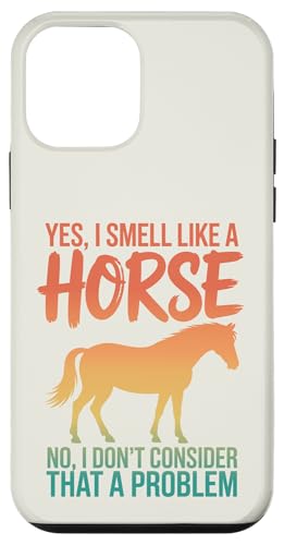 ���g�� Yes I Smell Like A Horse ��n�̃��[���A �X�}�z�P�[�X iPhone 12 mini �p