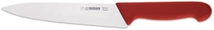 GIESSER 8456 18 r Cooks knife narrow, red handle