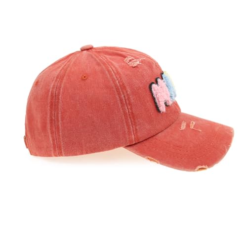 2 Piece Mama and Mini Baseball Caps, Adjustable Parent-Child Hat Set, Fun Designs Kids Hat2