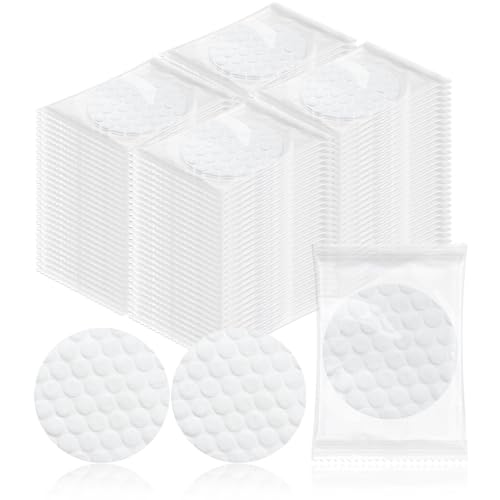 Tampons de coton ronds de voyage pour trousse de toilette et escapades du week-end
