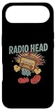Divertido diseño de cabezal de radio para los amantes de la música y los fanáticos del arte retro que disfrutan de la tecnología de estilo vintage y los juegos de palabras inteligentes, ideal para personas que aman los dibujos animados de radios o el humor gráfico único con un toque nostálgico