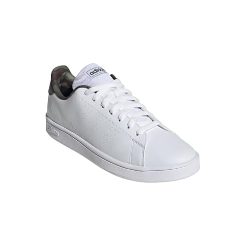 adidas Mens Advantage Base Sneakers Shoes Casual - White2