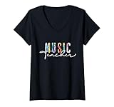 Photo Gallery donna cool music teacher - carino istruttore di musica per il ritorno a scuola maglietta con collo a v Photo Gallery donna cool music teacher - carino istruttore di musica per il ritorno a scuola maglietta con collo a v