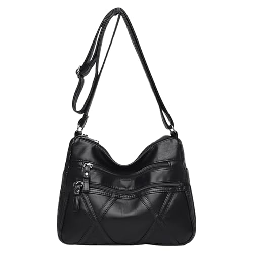 Bolso de hombro de cuero PU suave para mujer WITERY miniatura 1