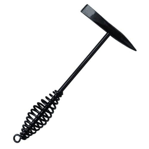 jojofuny Martillo De Primavera Acetato Herramienta Que Prensa De La Puerta Herramienta De Aire Equipo De Camping Mini Cerradura De La Puerta Acero Carbono