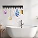 Imagen de bayidun 2 Pcs Colgador Llaves Pared Negro