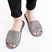 KHC-KHF Spa Slippers 5pairs Velvet Open Toe Slippers with Travel Bags House Slippers Unisex for Guest Women Men House Indoor Bathroom Bedroom Hotel Bride Slippers