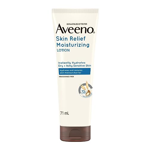 Aveeno Skin Relief Lotion For Sensitive Skin, White, 71 g