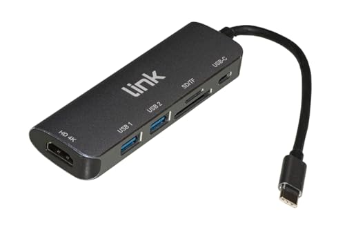 Station d'accueil USB-C LINK multi-ports avec transmission vidéo 4K et hub