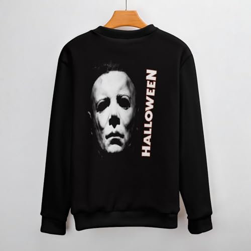 ZHANGXM Men's Pullover Sweater Halloween Michael Myers Autumn Soft Loose Hip-Hop for Men Long-Sleeved Sweatershirt4