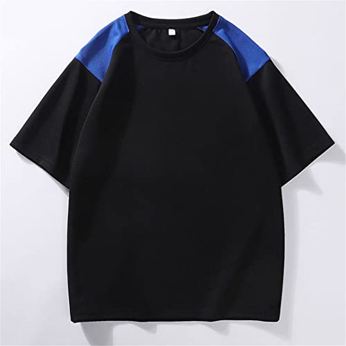 T-shirt d'été上surdimensionné anti-transpiration contre la chaleur étouffante en bleu XL - 3
