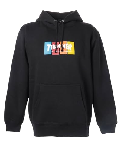 [スラッシャー] メンズ スウェットパーカー (ブランドロゴ) [ TH95430AB / LOGO HOODIE ] 定番 BLACK-D M