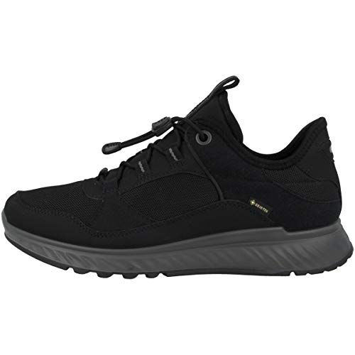 ECCO Damen EXOSTRIDE W Low Sneaker, Schwarz (Black 1), 40 EU