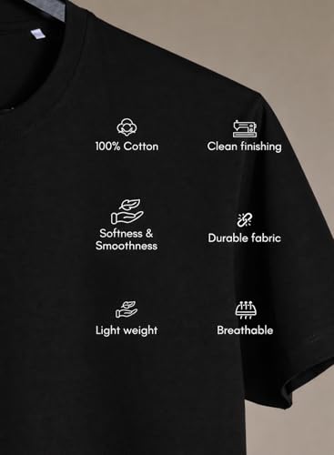 Image of ADRO Mens Printed Cotton T-Shirts Pack of 3 | Regular Fit Graphic Tshirt | Breathable Modern Stylish Casual T Shirt for Travel Gym Daily Lifestyle