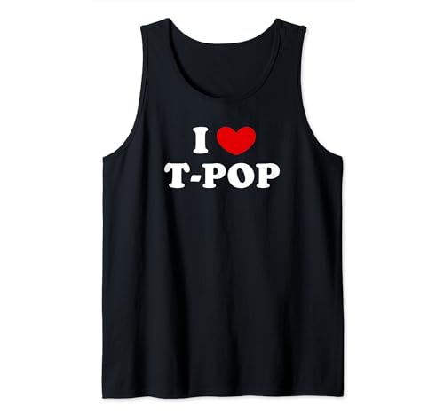 I Love T-Pop, I Heart T-Pop Tank Top