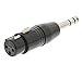 Produktbild Sweex Stereo-Adapter XLR/Klinke 6,35 mm weiblich/männlich, Stereo-Adapter XLR weiblich auf 6,35 mm Klinkenstecker (Kategorie: Audiokabel)