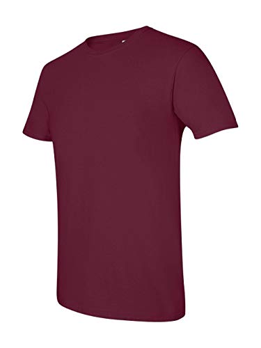 Gildan Softstyle Men's T-Shirt, Maroon, X-Large