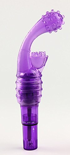 Massager 4 Mini Vibrator with Clitoral Stimulator Attachment - Purple