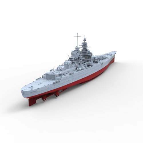MRY-SFW 1/1200 NMF Richelieu Class Clemenceau Battleship maqueta de resina de casco completo