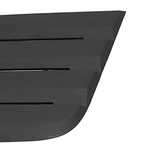 Capa de ventilação do capô, 2 peças Capa de ventilação do capô do capô Acessório preto adequado para