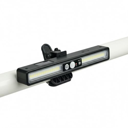 per recinzioni da esterni, 3 modalità di illuminazione, impermeabili, regolabili, con clip regolabile, per interni, casa, giardino, balcone, grondaia, cancello, patio, piscina, ponte