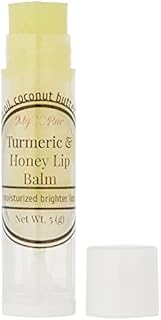 MyKBar All natural Turmeric and Honey Lip Balm | Lip lightener| Smokers lips |Dark lip corrector