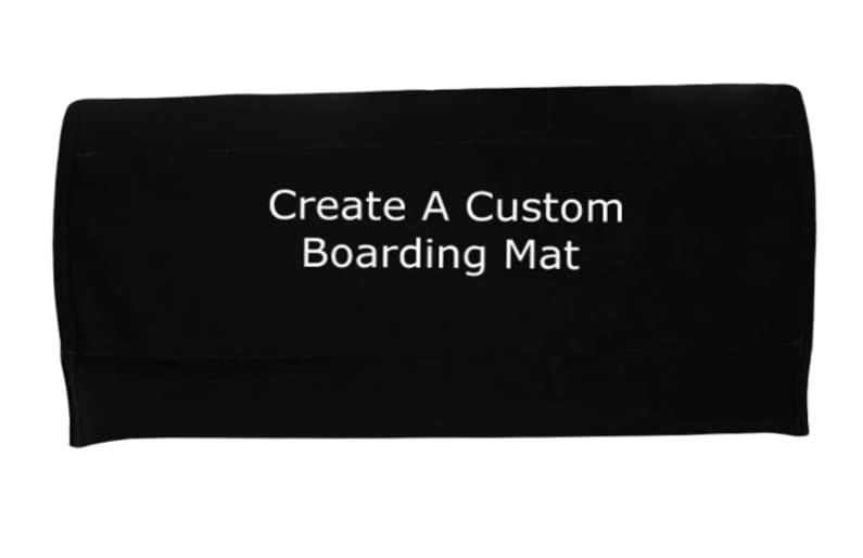 Custom Embroidered Boat Mat Gunwale Boarding Mat