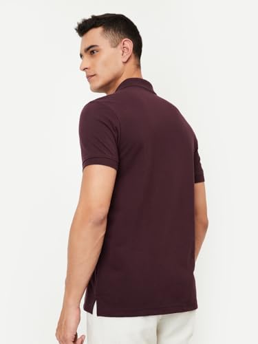 Image of Max Men Solid Polo T-Shirt