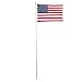 20ft Telescoping Flagpole with Sewn Nylon Valley Forge Flag