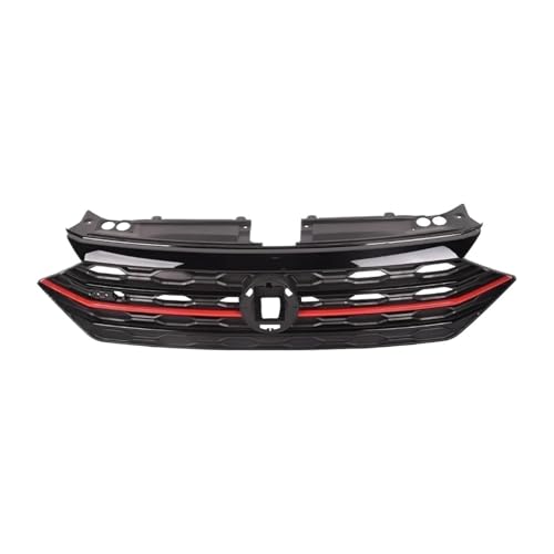 Parrilla delantera para VW Jetta 2019-2021: renueva el diseño superior de tu parachoques en negro